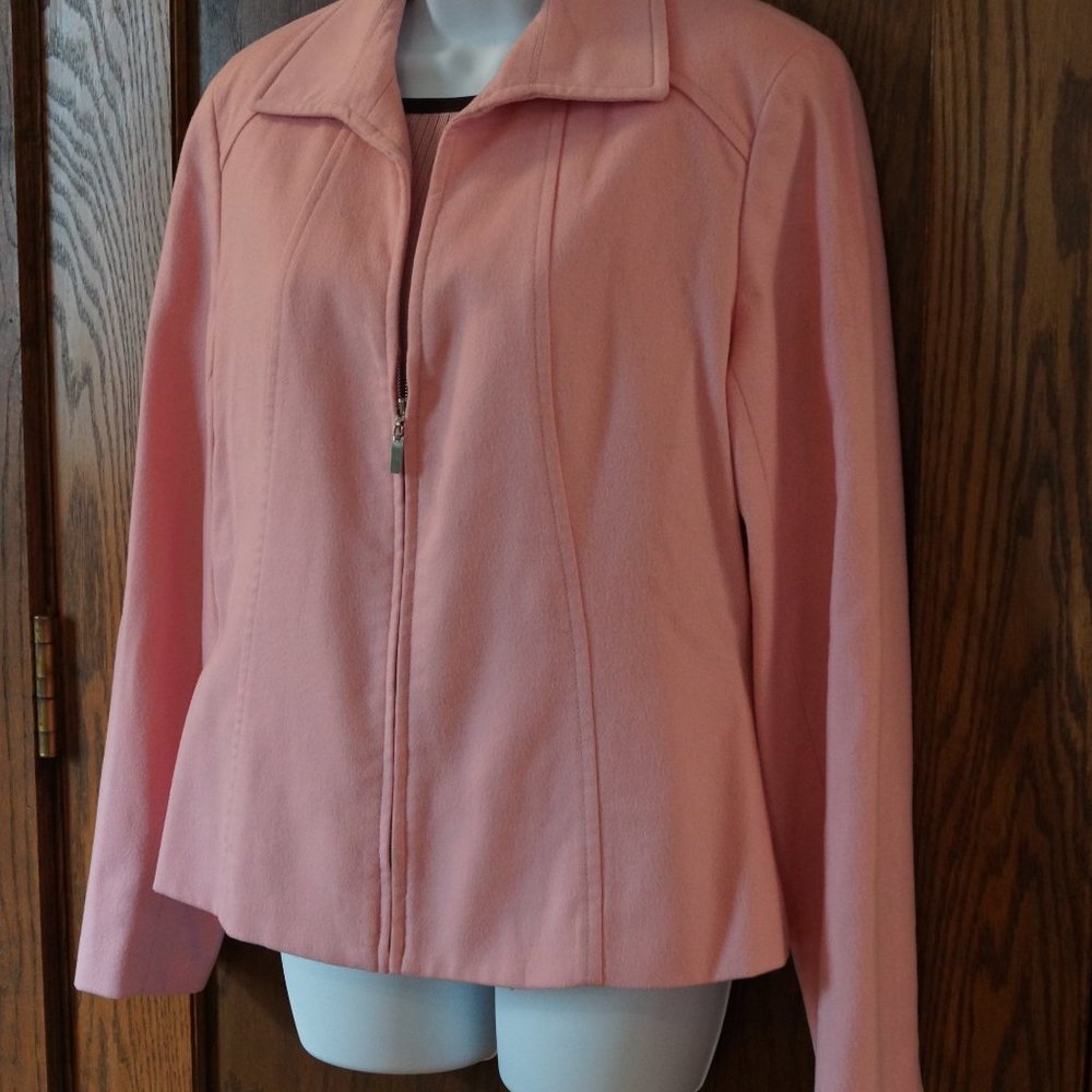 Doncaster Light Pink Jacket & Knit Shell Tank Top
